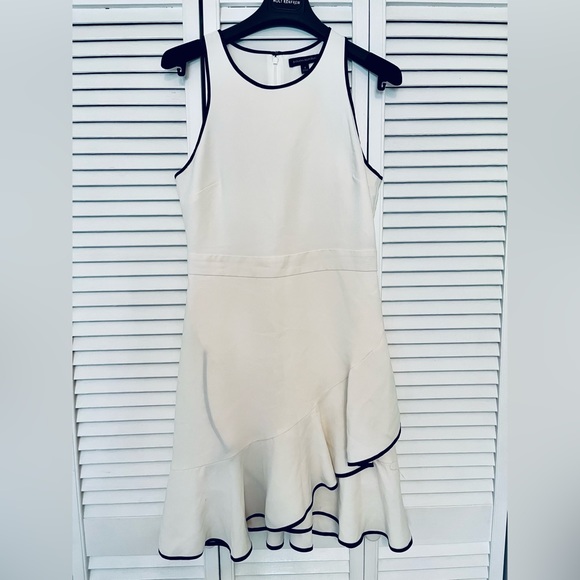 Banana Republic white and navy dress - Picture 1 of 1